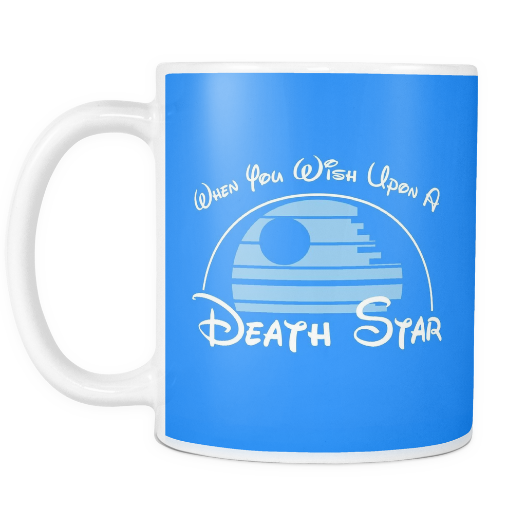 Wish Upon A Death Star Mug - Star Wars (1024x1024), Png Download