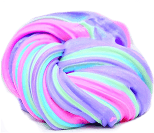 Fluffy Slime Png - Unicorn Slime (500x500), Png Download