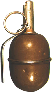 Offensive Distance Hand Grenade Rgd-5 - Rgo Grenade (500x310), Png Download