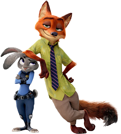 Covers All Of The Editions), Blu-ray, Dvd, And The - Zootopia Characters Png (433x464), Png Download
