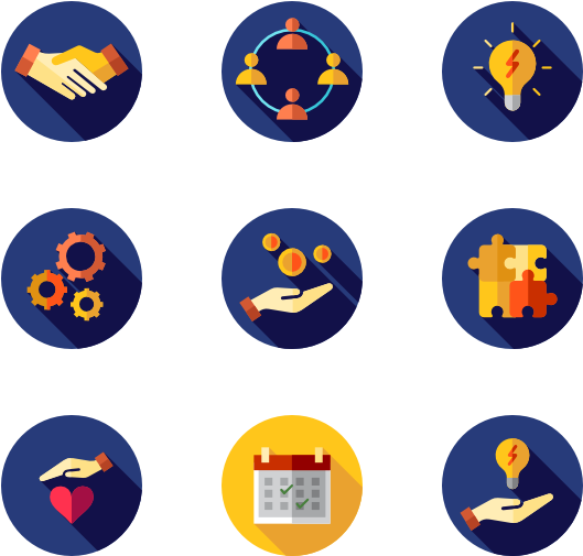 Image Black And White Circles Vector Avatar - Flat Icon Sale (600x564), Png Download