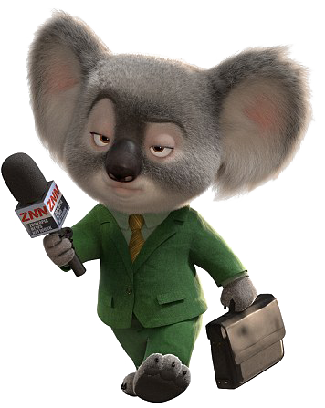 Zootopia Wikipedia - Koala Zootopia (356x447), Png Download