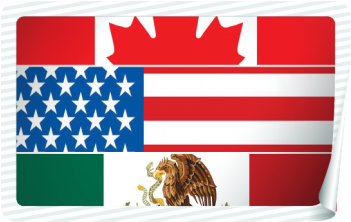 Usa/canada/mexico 6gb Sim Card - Mexico Flag (350x377), Png Download