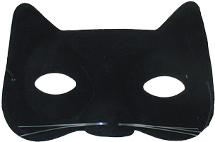 Mask And Transparent Image - Png Tumblr Black Cat (500x500), Png Download