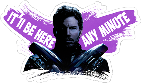 Viber Sticker «guardians Of The Galaxy» - Infothink 星際異攻隊 - 復刻版隨身聽藍牙喇叭 (490x317), Png Download