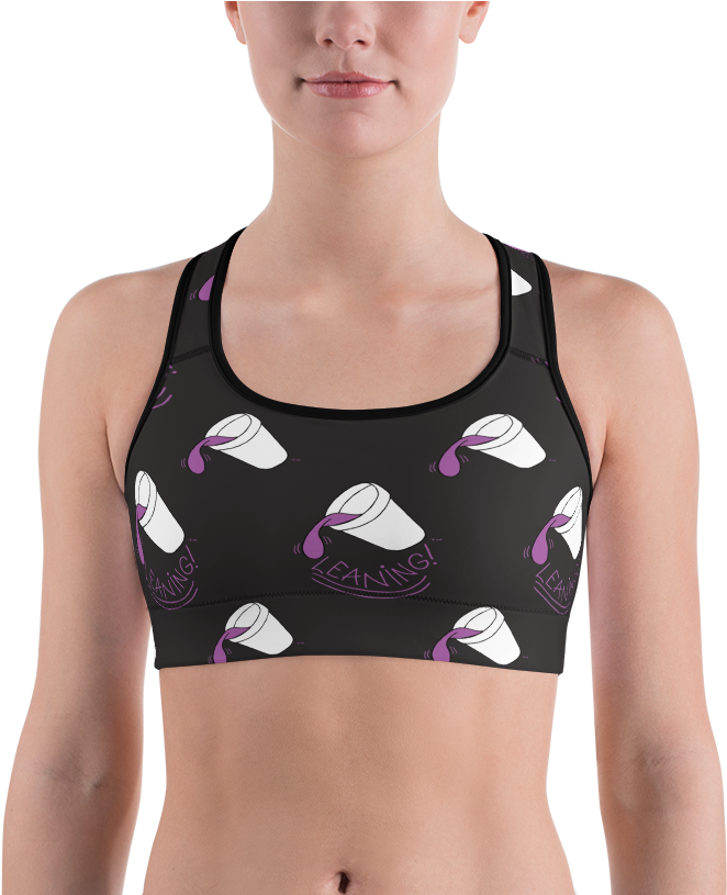 Leaning Capri Leggings (click Link) - Army Sports Bra (1000x814), Png Download