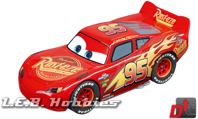 27539 Carrera Evolution Disney/pixar Cars 3, Lightning - Cars 3 Lightning Mcqueen (750x468), Png Download