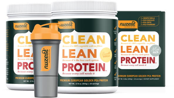 Nuzest 2-tub Bundle - Nuzest Clean Lean Protein, Smooth Vanilla - 10 Pack (600x600), Png Download