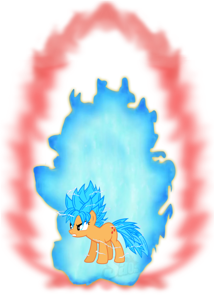 Anonimo17, Dragon Ball Super, Kaio-ken, Pony, Safe, - Illustration (968x1024), Png Download