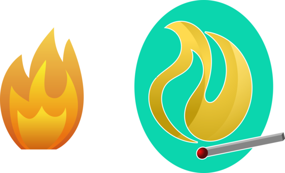 Flame Fire Combustion Heat Light - Flame (562x340), Png Download