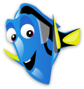 Smartass Dory - Finding Nemo Thank You (400x400), Png Download