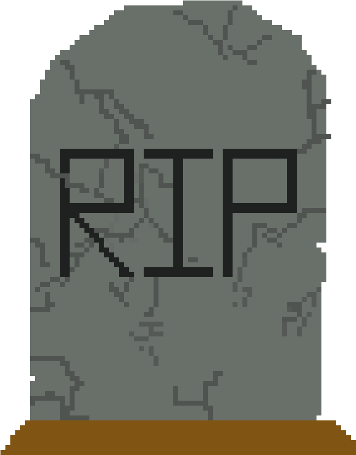 Grave - Pixel Art (770x990), Png Download