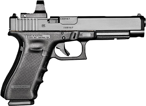 Glock 35 Gen 4 - Elite Laser Sight W/tac Light Red Ecr (600x600), Png Download