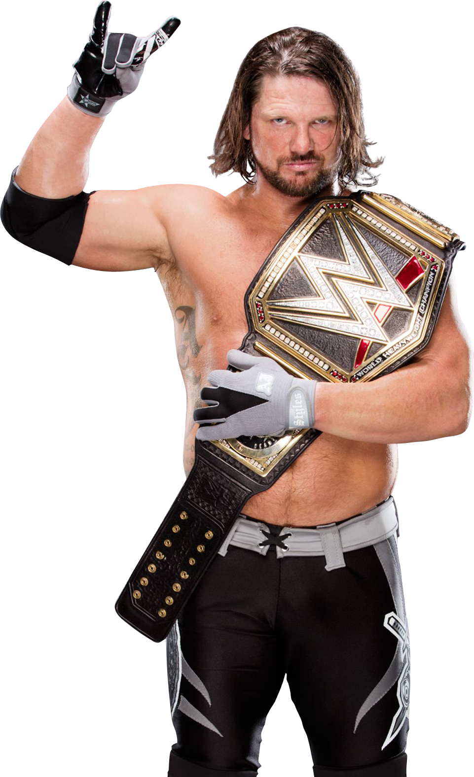 Aj Styles Download Png Image - Aj Styles Ic Title (961x1577), Png Download