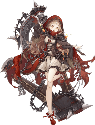 Portrait Red Riding Hood Minstrel - シノアリス 赤 ずきん ジョブ (350x416), Png Download