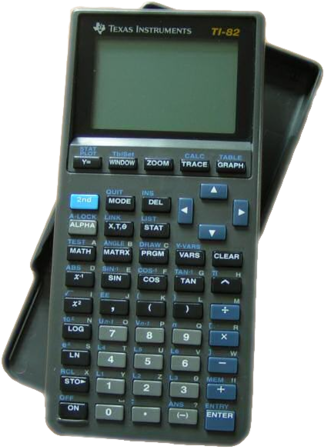 Going Calculator Free - Texas Instruments Ti 82 (347x479), Png Download