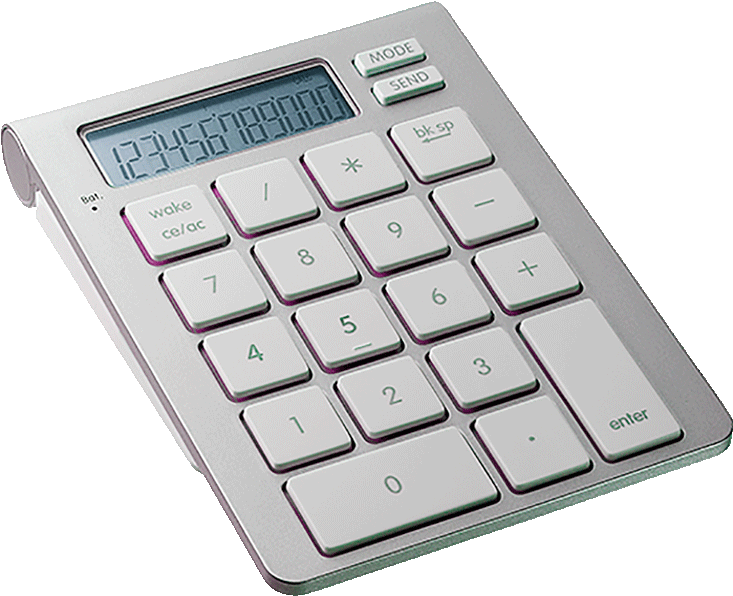 Icalc Bluetooth Calculator Keypad - Bluetooth Calculator (800x800), Png Download
