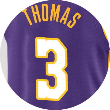 Los Angeles Lakers Isaiah Thomas - Isaiah Thomas Jersey On Laker (360x360), Png Download