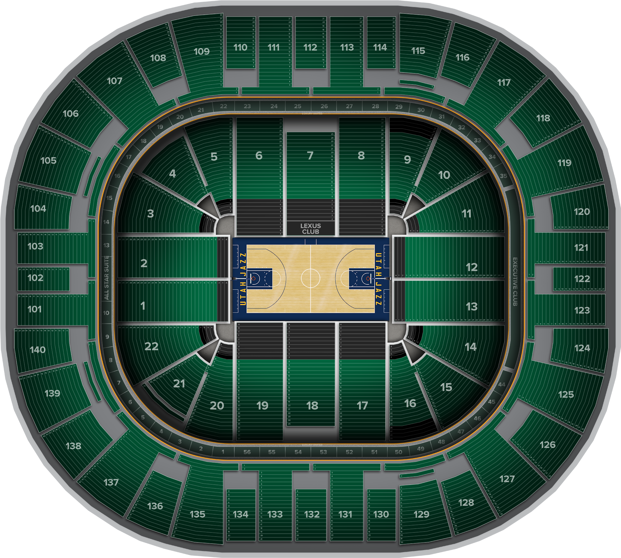 Vivint Smart Home Arena (2560x1936), Png Download
