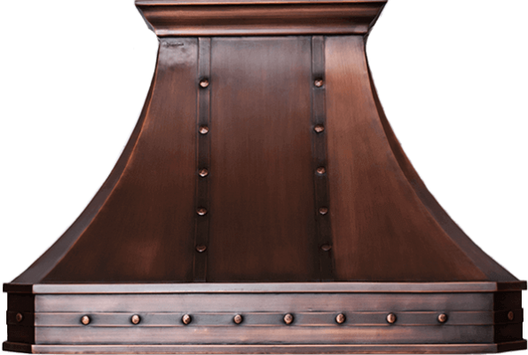 Copper Range Hood - Copper Range Hood Vent (595x400), Png Download