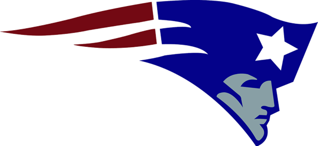 New England Patriots New England Patriots Logo - New England Patriots (644x296), Png Download