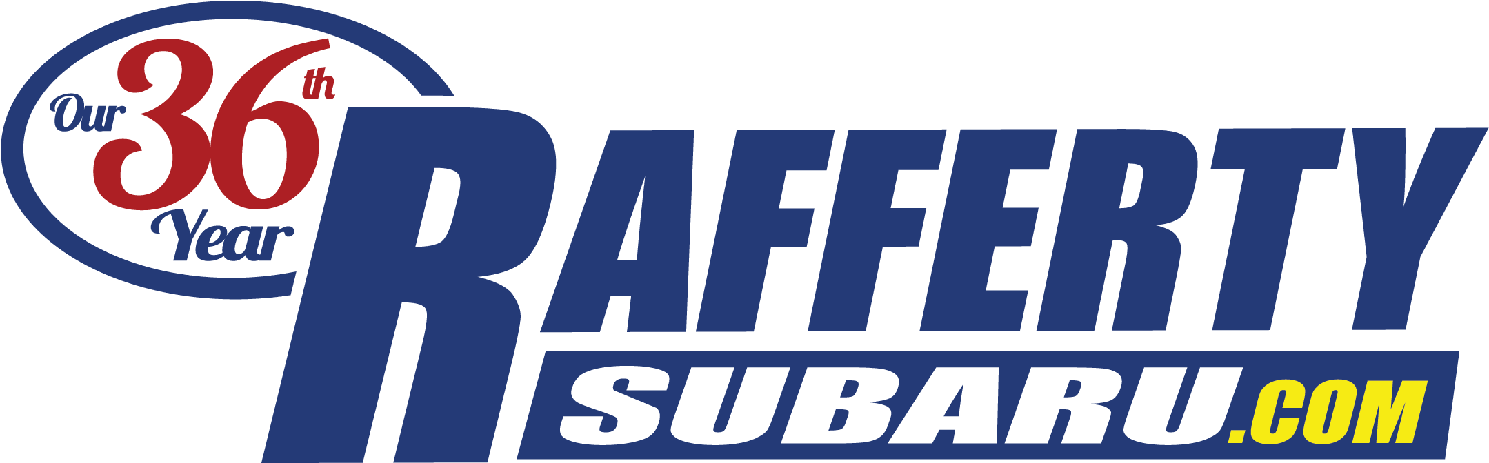 100 [ Subaru Logo Png - Rafferty Subaru (2263x780), Png Download