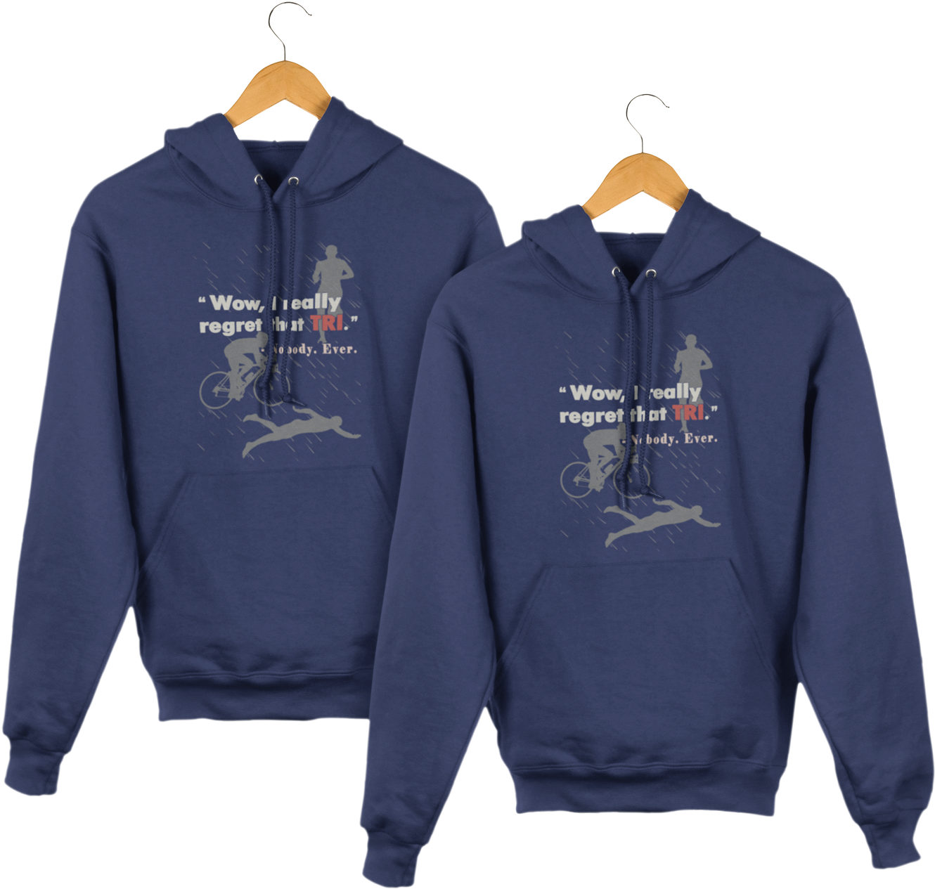 Keep Tri Hard - Triathlon No Regret Awesome T Shirt/hoodie/tanktop/sweater/mug (1920x1440), Png Download