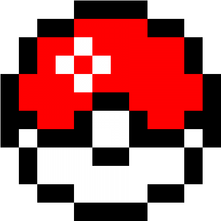 Pokeball - Pokeball 8 Bits (1184x1184), Png Download