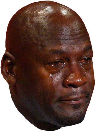 The Crying Jordan Imessage Sticker Pack Messages Sticker-0 - Michael Jordan Face Png (500x500), Png Download