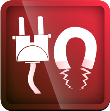 Electricity And Magnetism - Electricity And Magnetism Symbol (425x425), Png Download