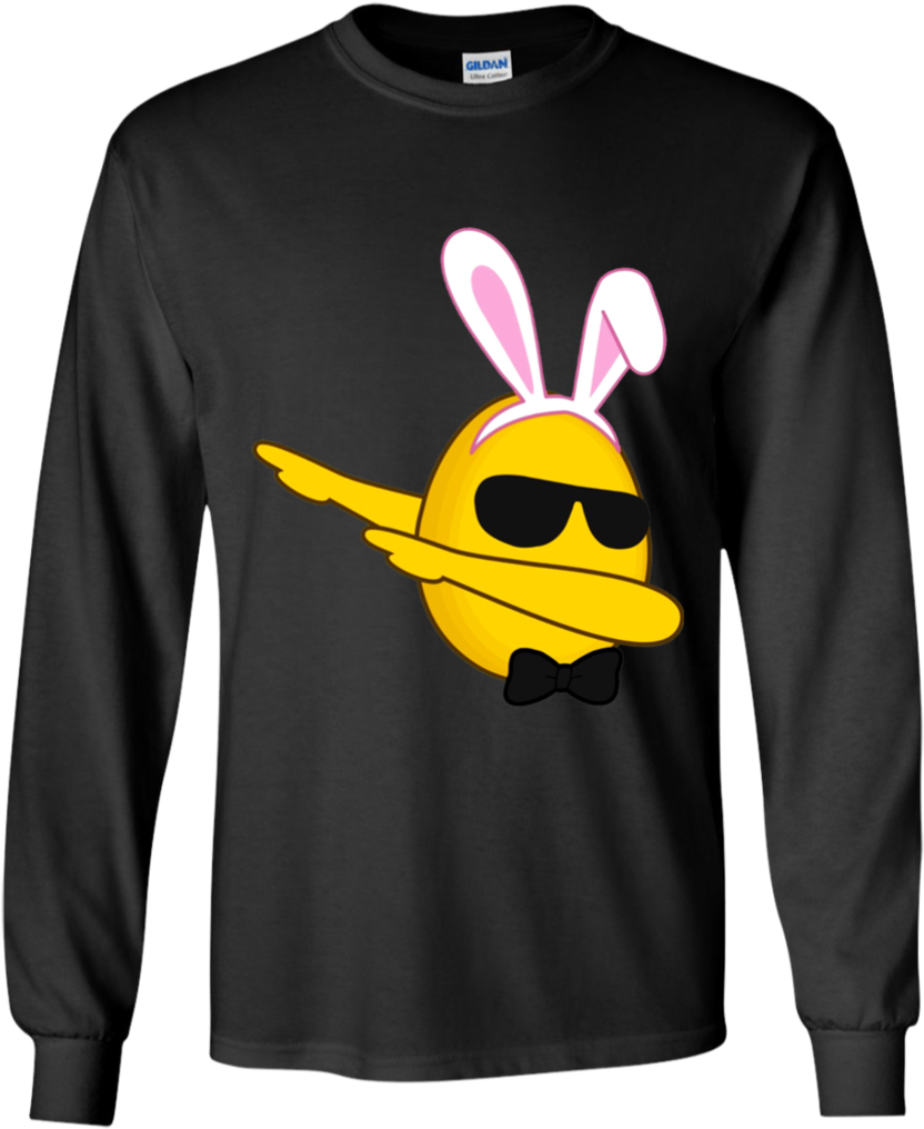 Funny Dabbing Emoji Bunny Easter Shirt Cute Dab Emoji - Black Gucci Shirt Tiger (1024x1024), Png Download