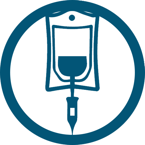 Vitam C Drip Therapy - Chemotherapy Icon (500x500), Png Download