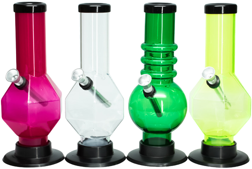 Acrylic Water Bongs - Bongs Png (619x379), Png Download