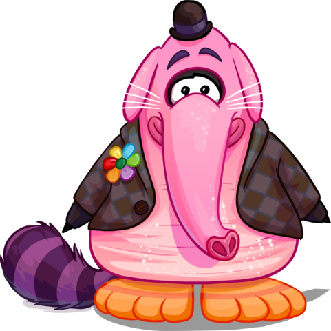 Bing Bong Outfit Player Card - Club Penguin Bing Bong (481x480), Png Download