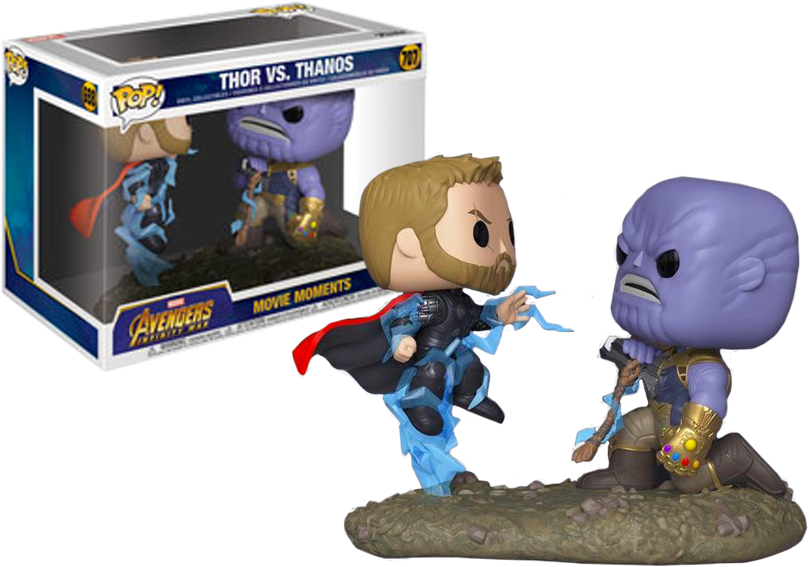 Marvel - Thor Vs Thanos Pop (809x567), Png Download