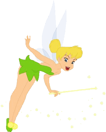 White Tinkerbell (361x433), Png Download