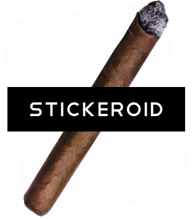 Cigar Burning - Wood (391x443), Png Download