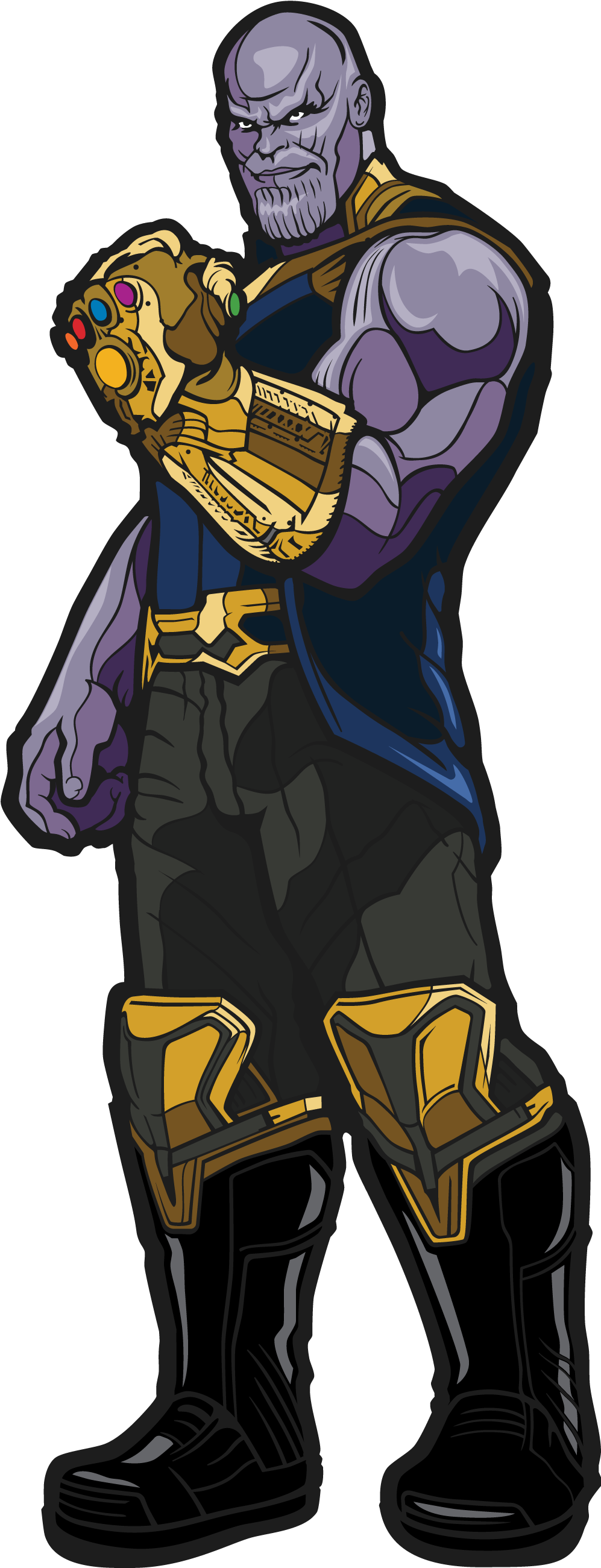 Thanos - Fig Pin Avengers Infinity War (2000x3500), Png Download