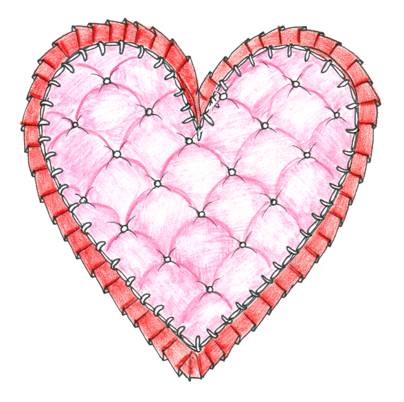 3 Part Art Heart - Heart (588x585), Png Download