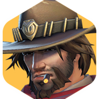 Mccree - Overwatch Mccree Dog Tag (400x400), Png Download