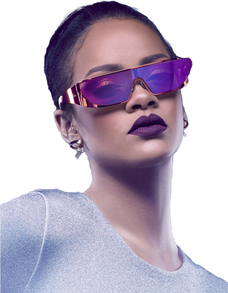 Rihanna Png Photo - Rihanna Dior Sunglasses (774x1033), Png Download