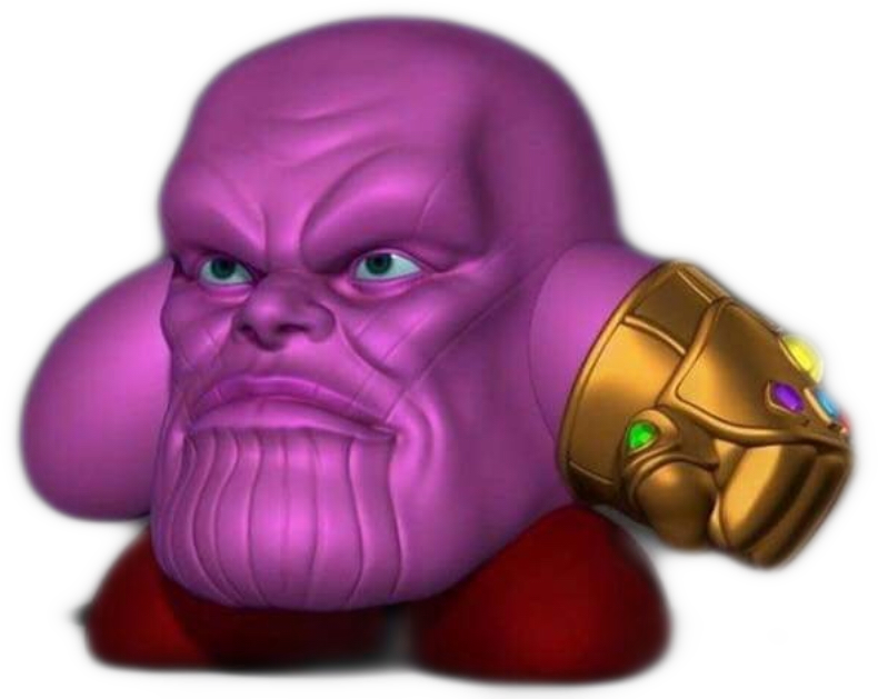 Thanos Kirby (790x629), Png Download