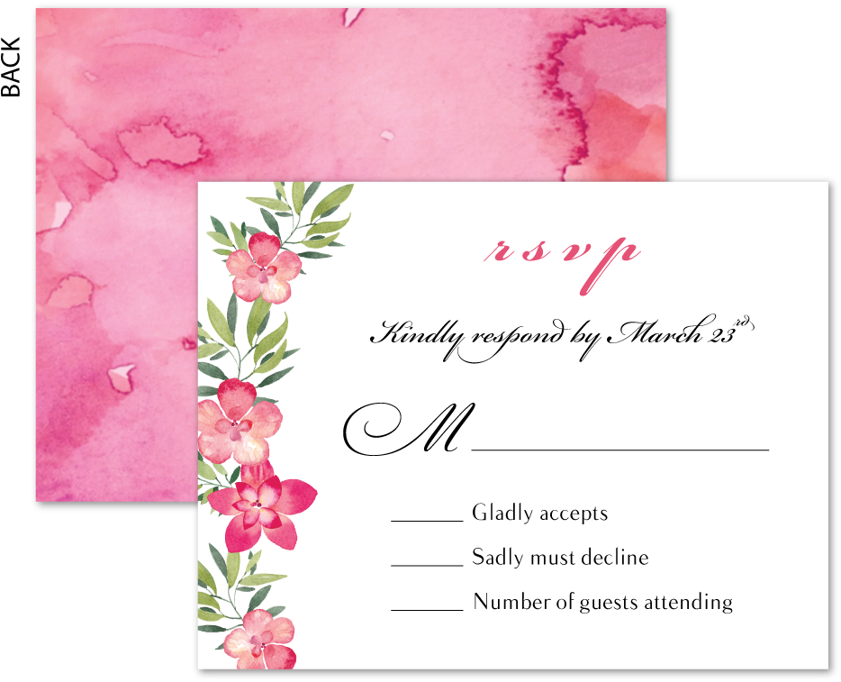 Rsvp-springflowers - Flower (1000x1333), Png Download