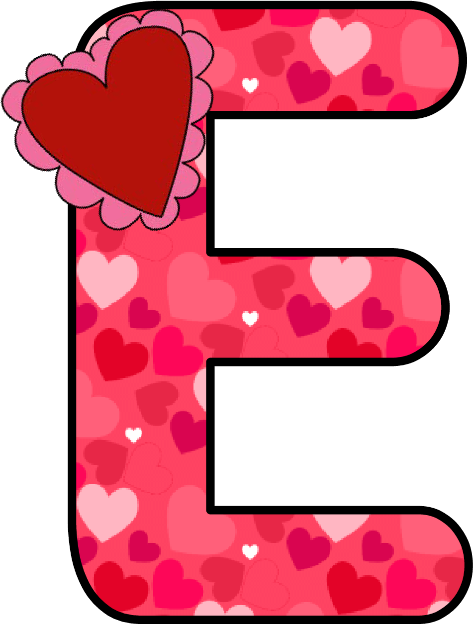 Ch B *✿* Alfabeto Corazon De Kid Sparkz - Alfabeto Corazon (951x1255), Png Download