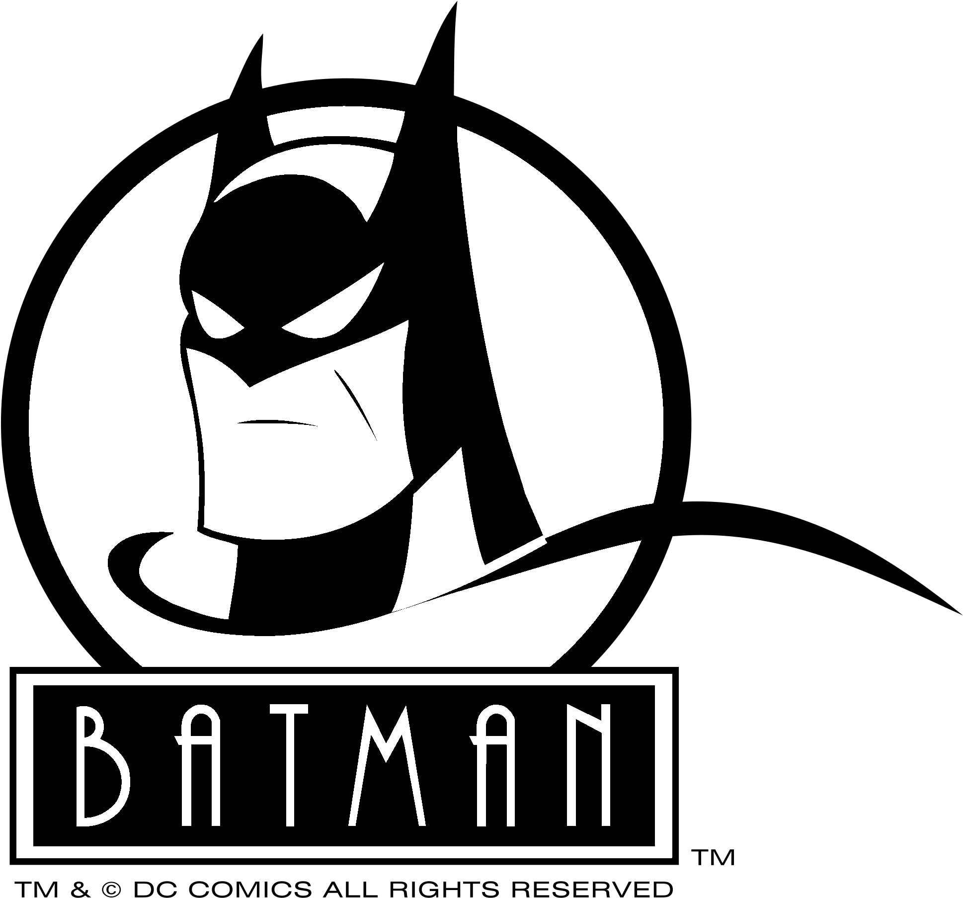 Batman Symbol Svg Download - Decal (2400x2400), Png Download