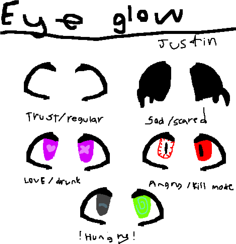 My Eye Glow Colors And There Meanings (1000x1000), Png Download