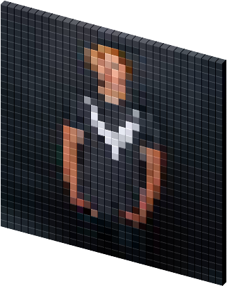 View Cursor On T-shirt - Cross-stitch (330x418), Png Download