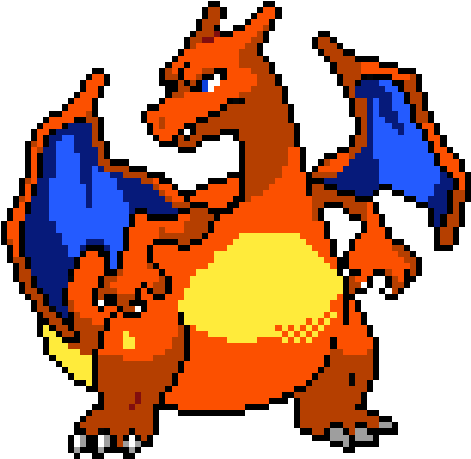 Charizard - Charizard Pixel Art Maker (1200x1200), Png Download