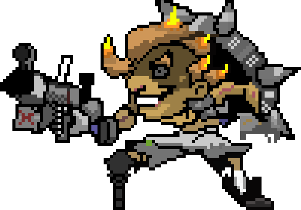 Junkrat Pixelart - Pixel Junkrat (1170x730), Png Download