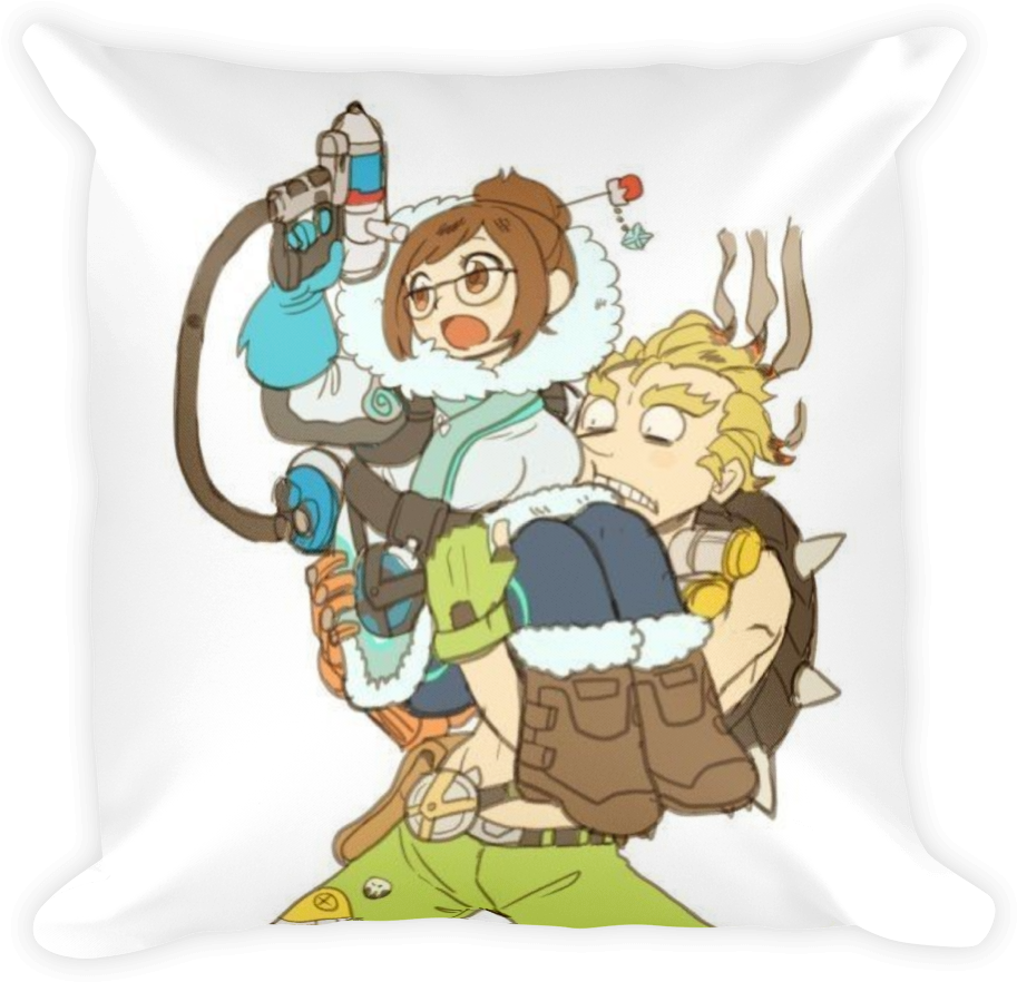 Mei And Junkrat - Overwatch Mei And Junkrat (1000x1000), Png Download